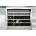 Porte de garage aluminium transparent automatique contemporain